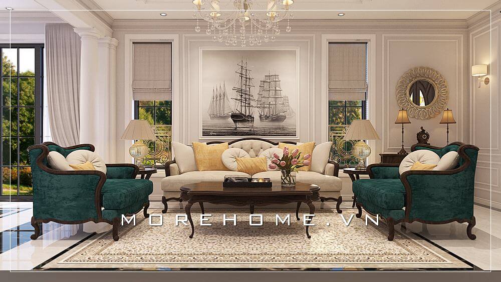 Các mẫu sofa tân cổ điển sang trọng và cuốn hút nhất